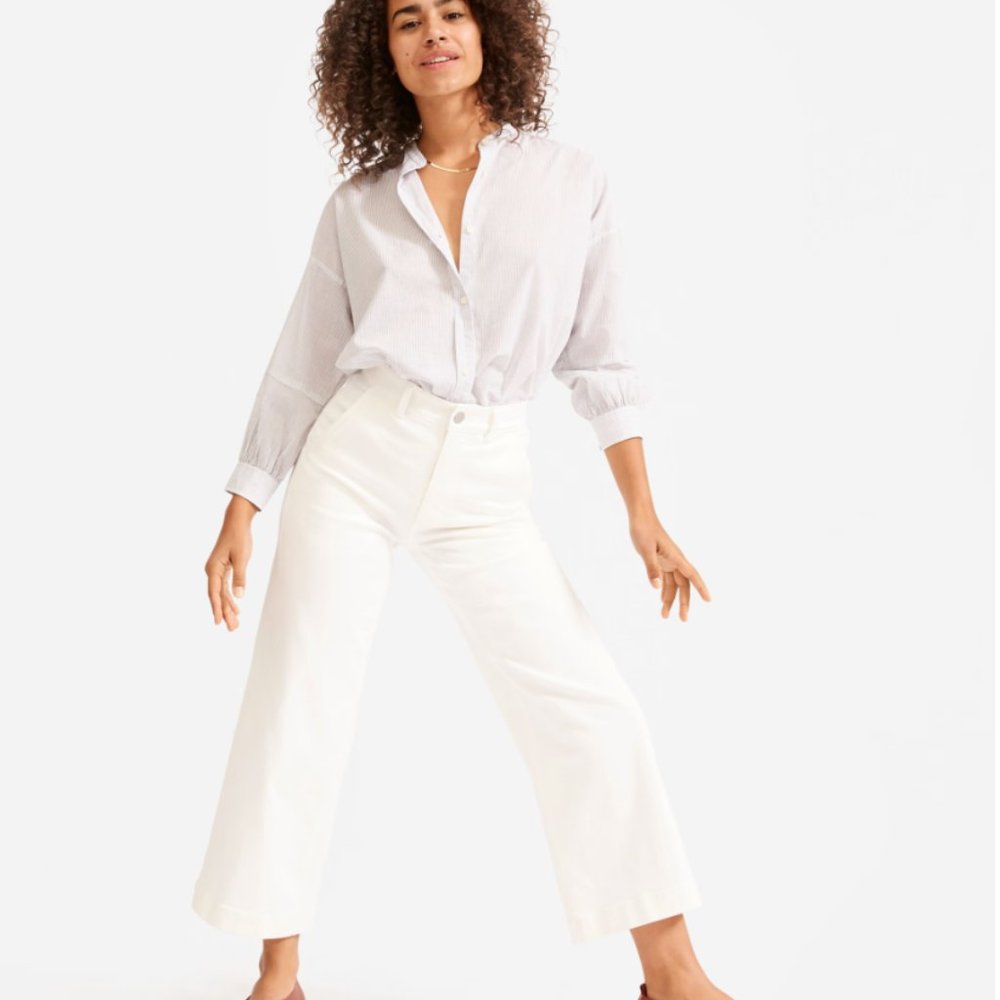 Everlane Wide-Leg Crop Pant